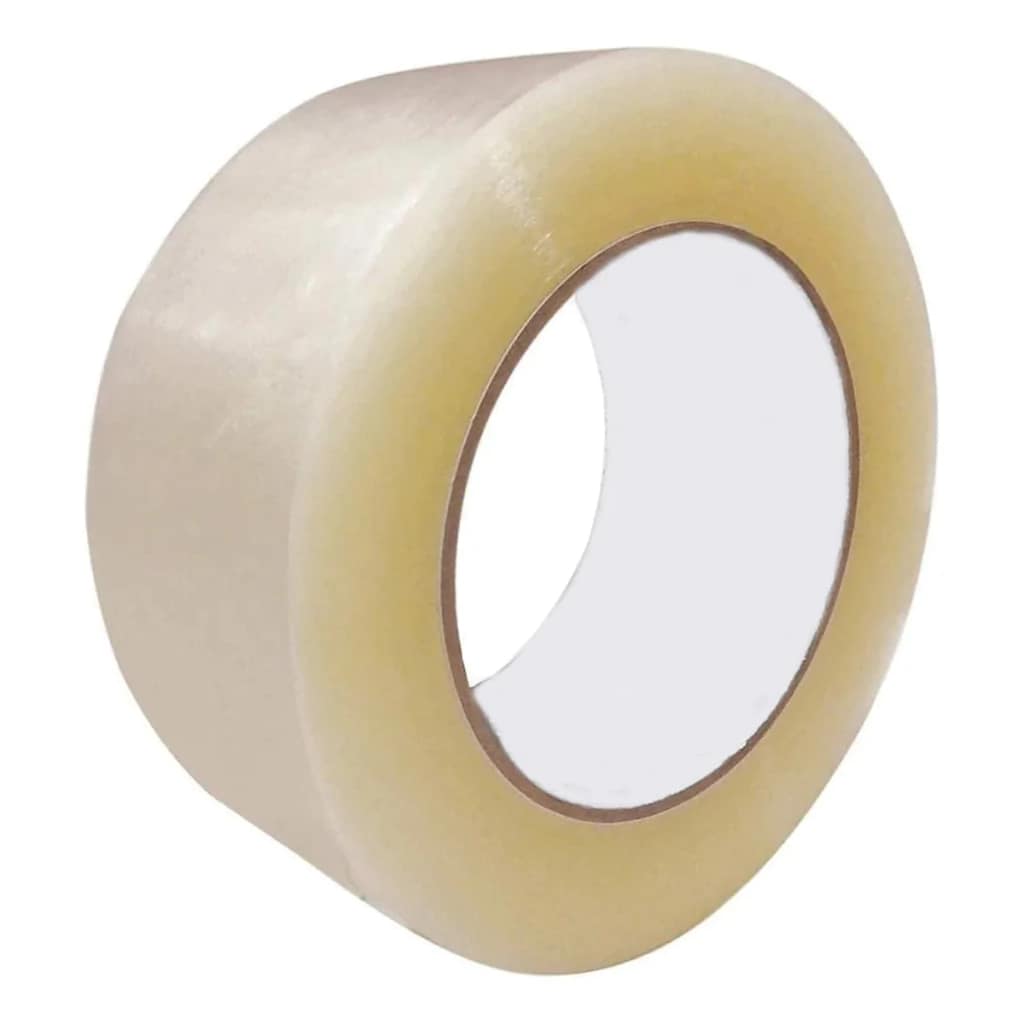 Cinta adhesiva transparente Packatelas 350 metros x 48mm centro 3 para sellado de cajas CINTA350MT