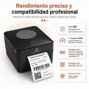 Impresora Térmica de Etiquetas para Envíos 4×6 (110 mm)